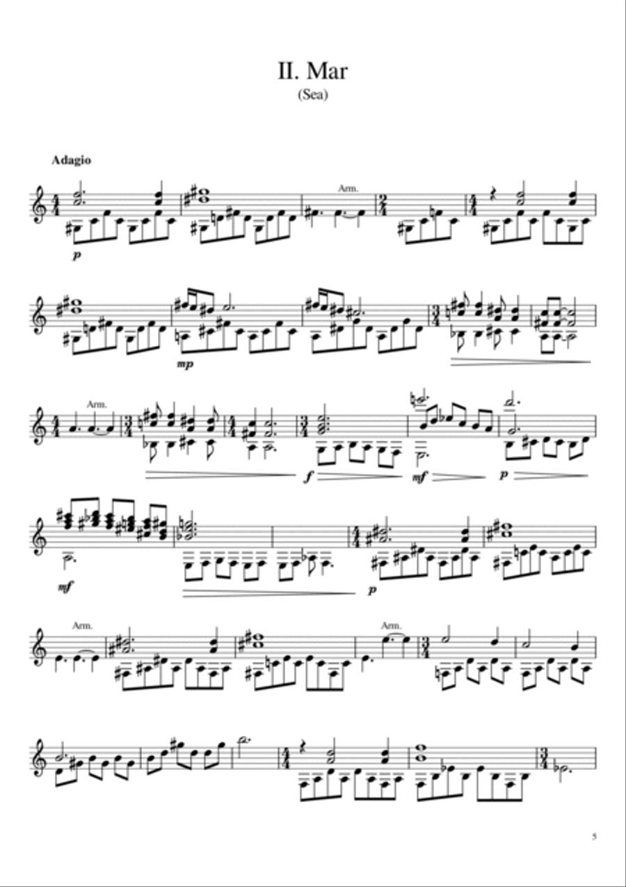 4 Bagatelas 4 Bagatelas Guitar Solo scores gallery preview page 5
