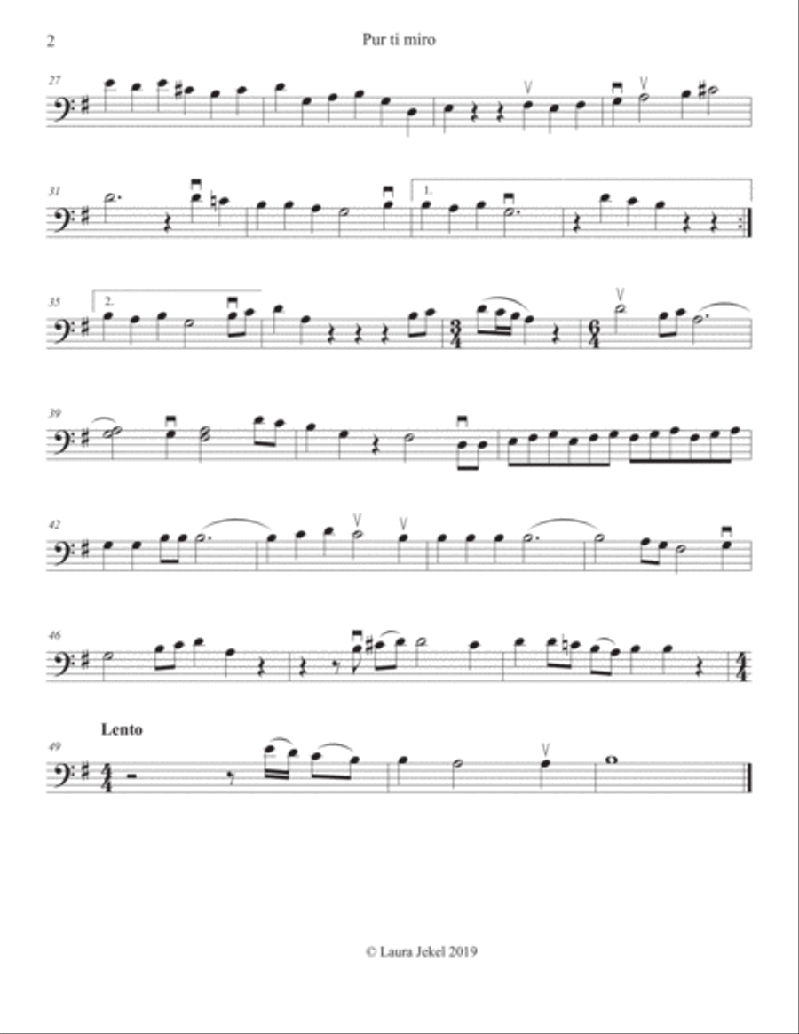 Four Baroque Cello Trios Four Baroque Cello Trios String Trio scores gallery preview page 6