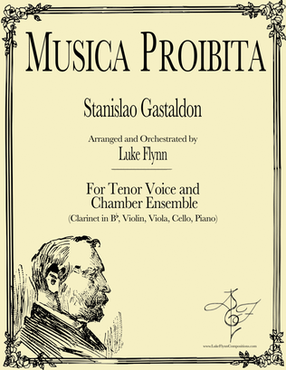 Musica Proibita for Tenor Voice and Chamber Ensemble