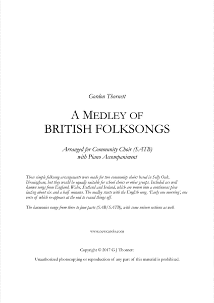Medley of British Folksongs image number null