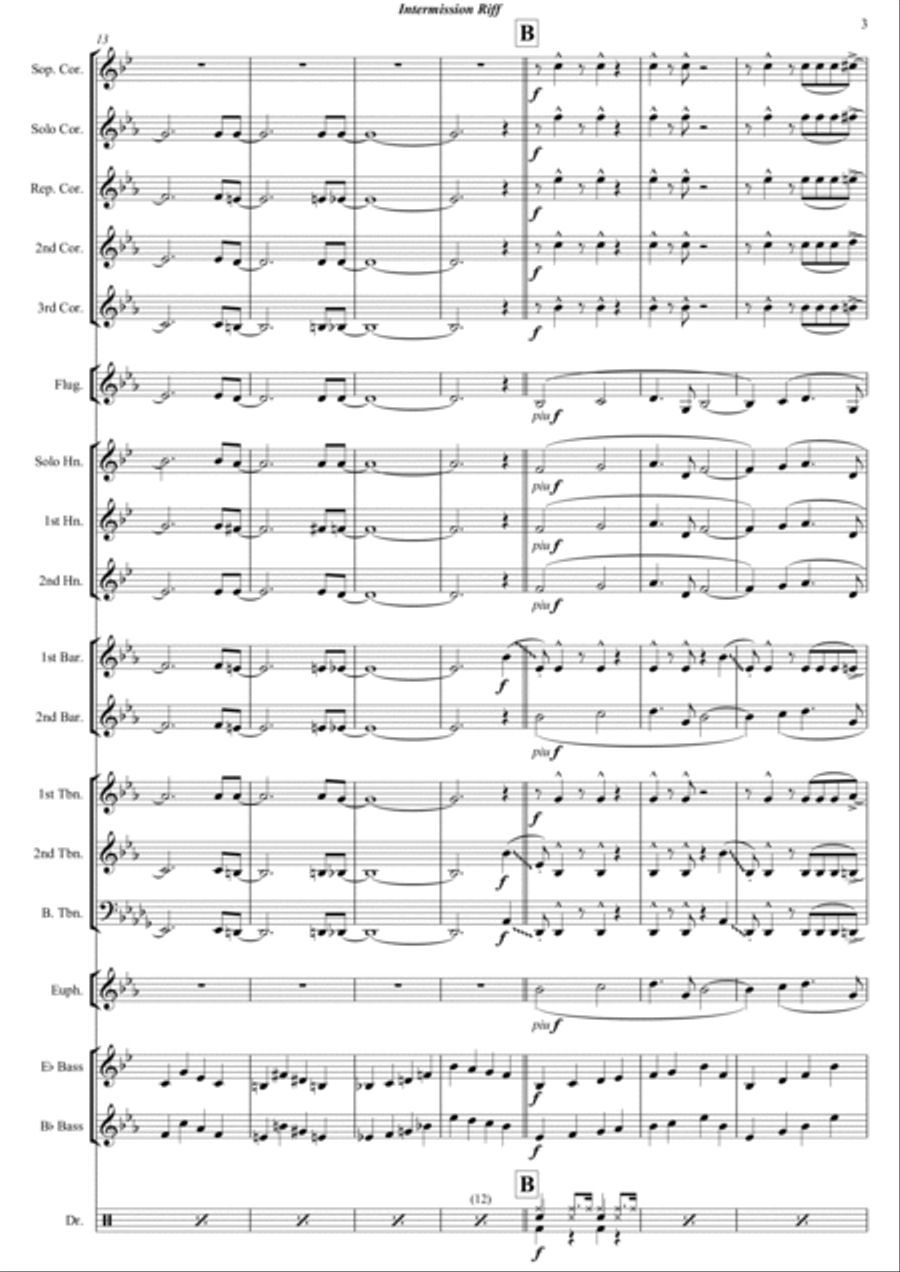 Intermission Riff Brass Band scores gallery preview page 5