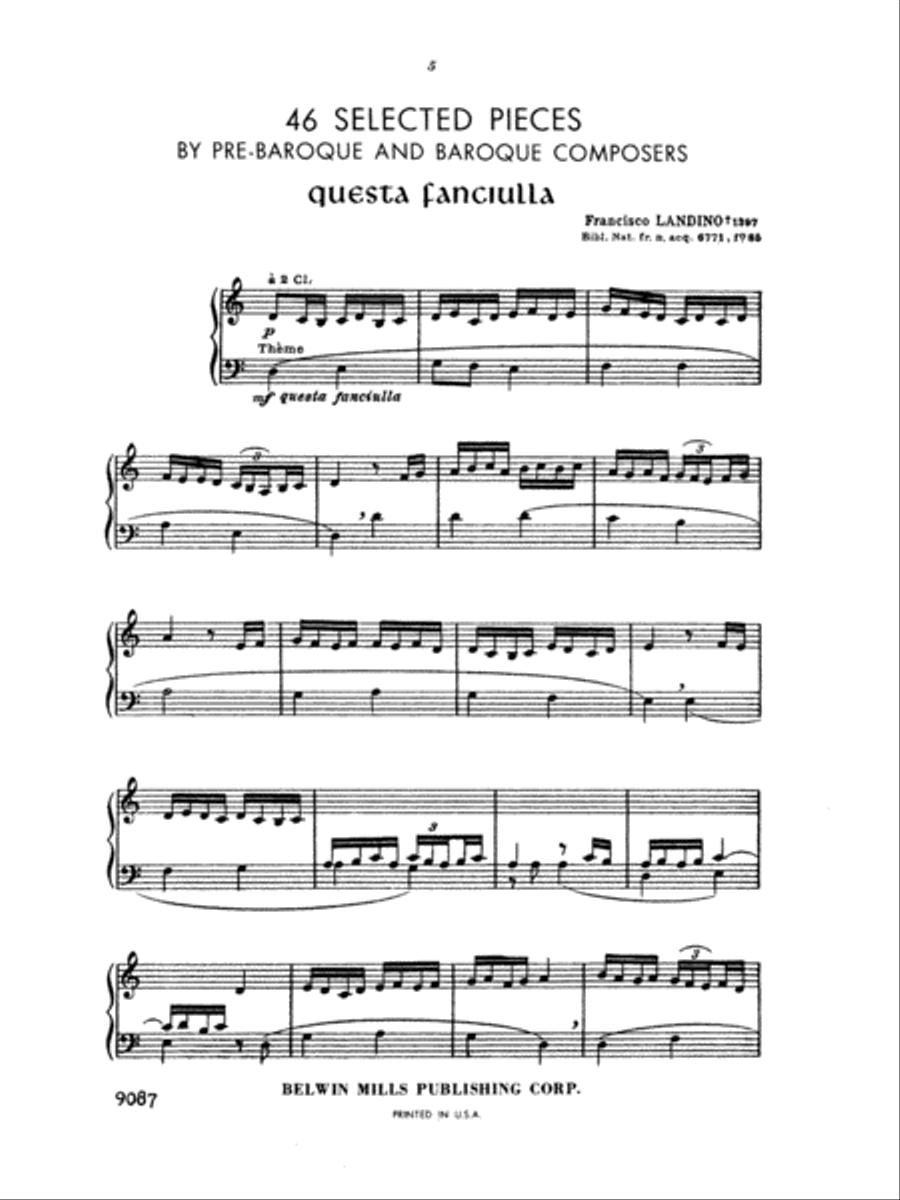 Baroque and Pre-Baroque Composers Organ scores gallery preview page 6