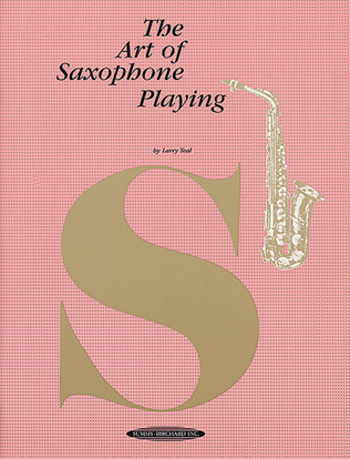 Book cover for The Art of Saxophone Playing
