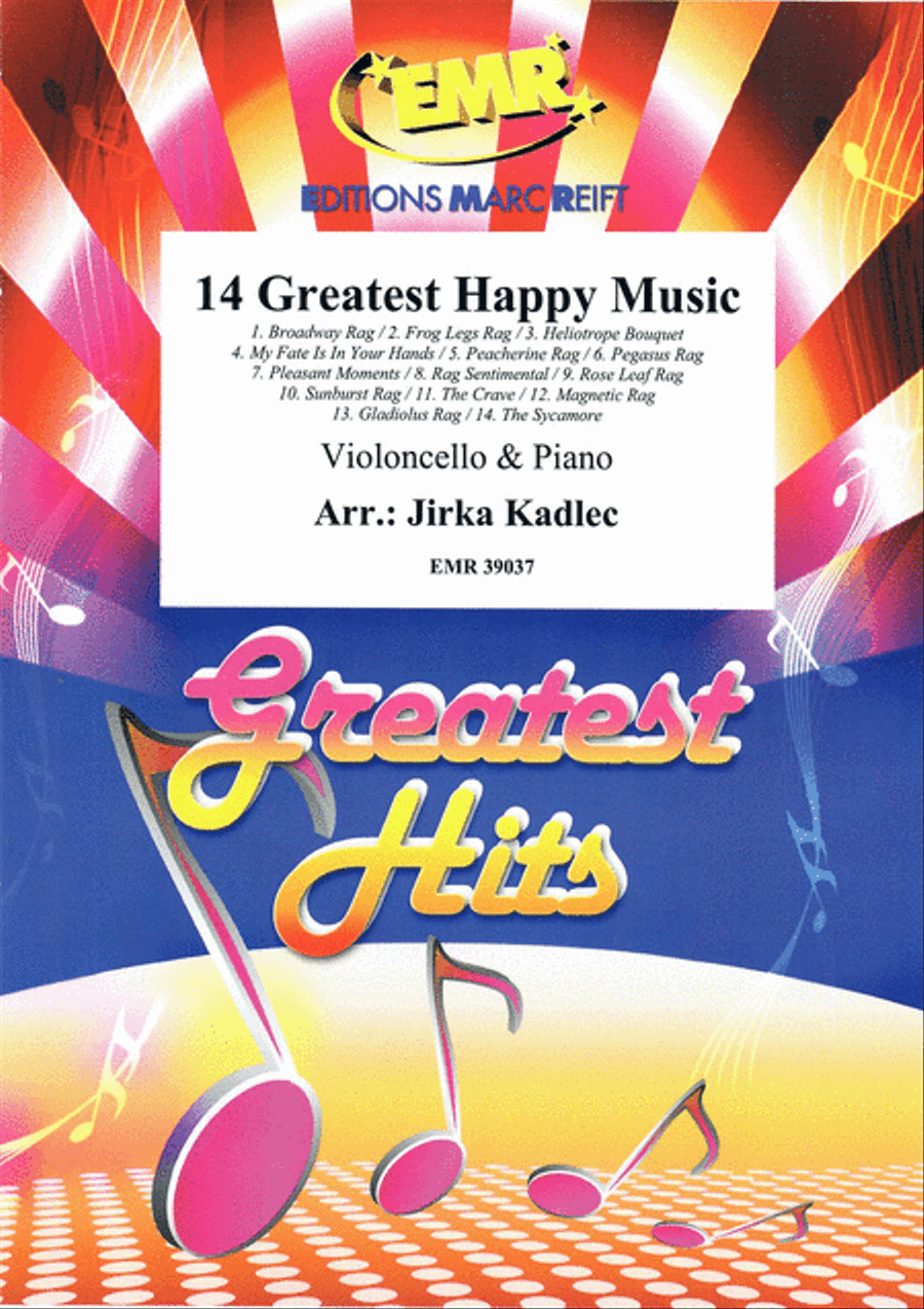 14 Greatest Happy Music Piano Accompaniment scores gallery preview page 1