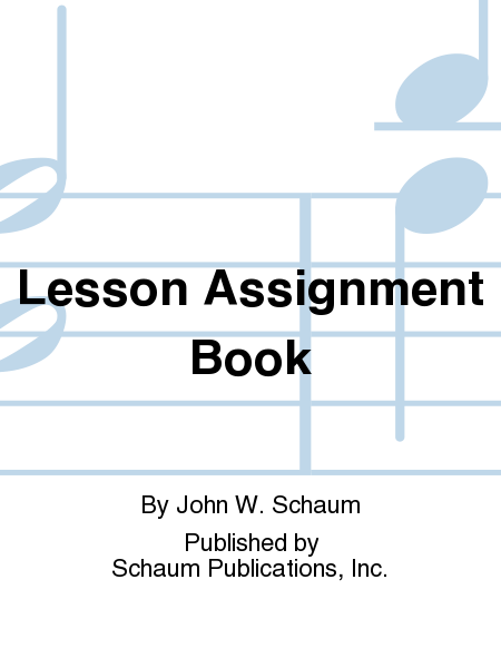 Lesson Assignment Book