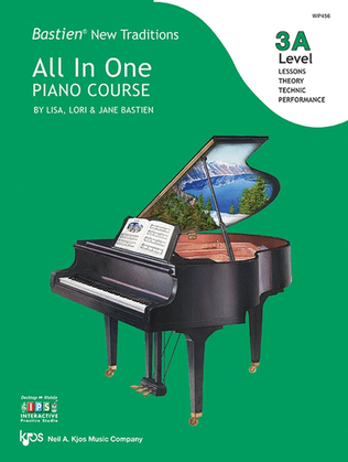 Book cover for Bastien New Traditions: All in One Piano Course - Level 3A