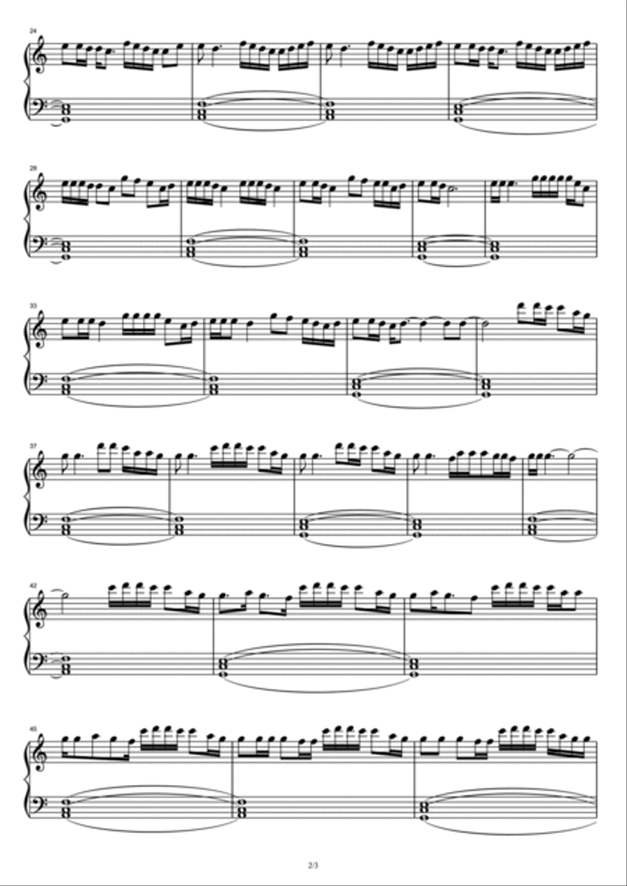Time Flies Piano Solo scores gallery preview page 2