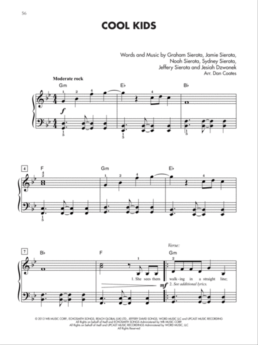 Greatest Hits -- The 2000s for Piano Easy Piano scores gallery preview page 3