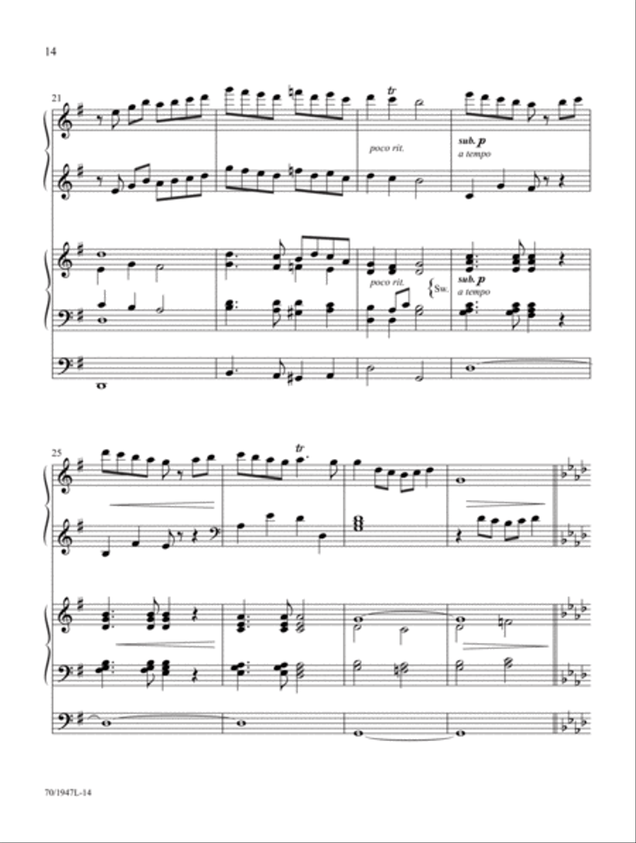 Begin the Song of Praise! Organ scores gallery preview page 8