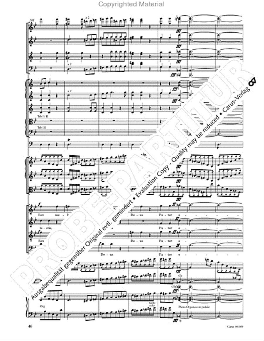 Missa solemnis Missa solemnis 4-Part scores gallery preview page 62