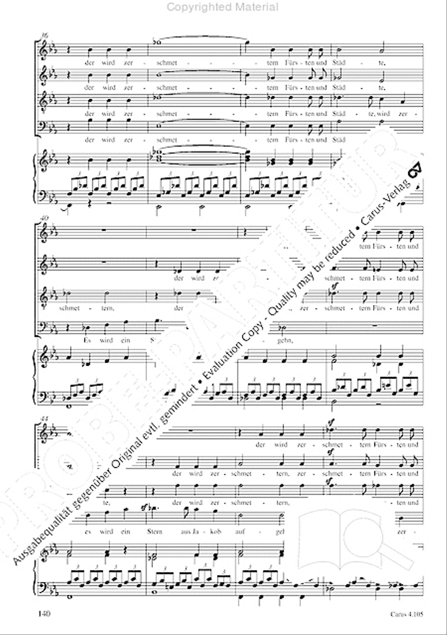 Choral collection Mendelssohn - editionchor Choir scores gallery preview page 141