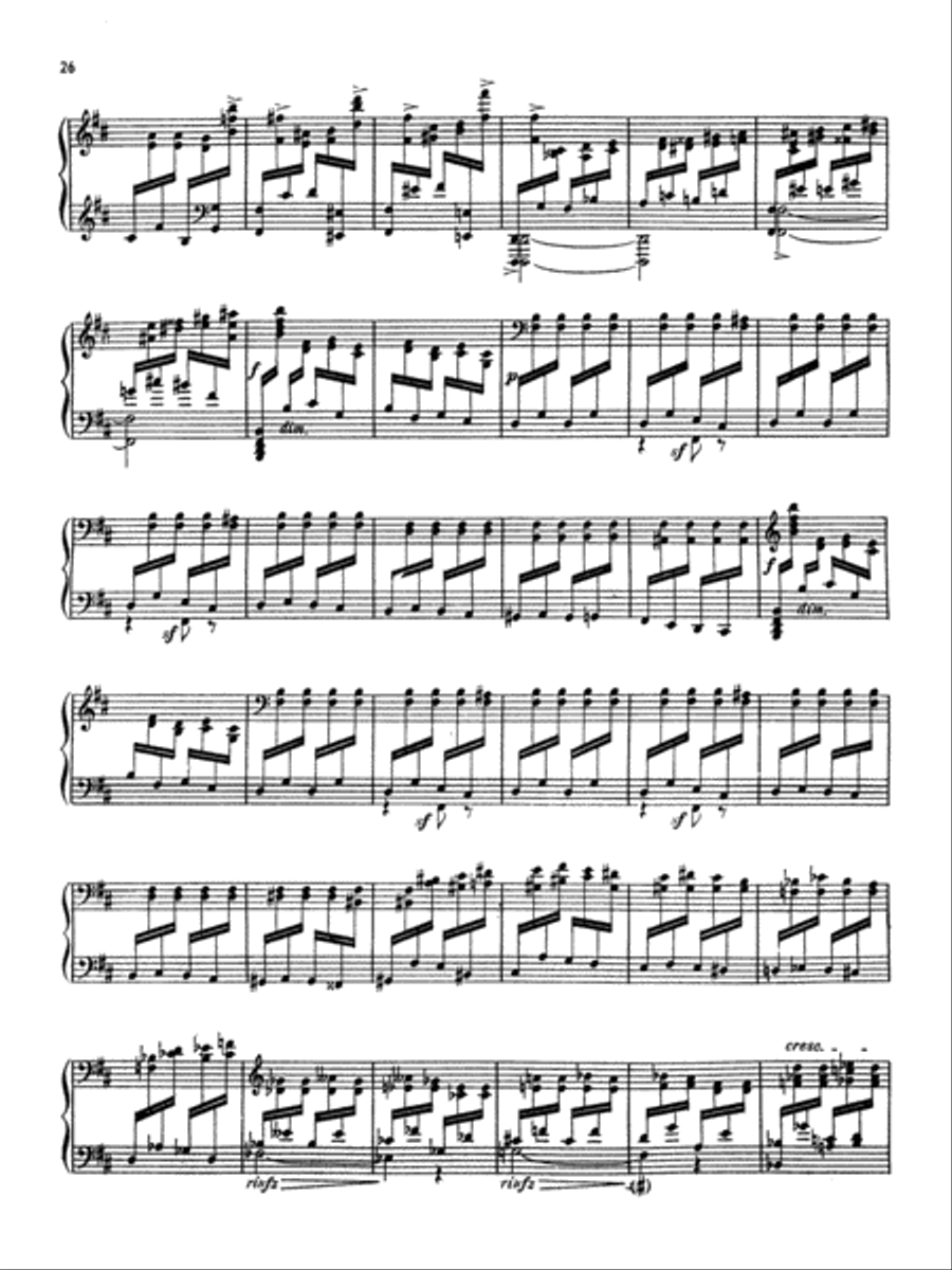 Dukas: Sonata in E flat Minor Piano Solo scores gallery preview page 3