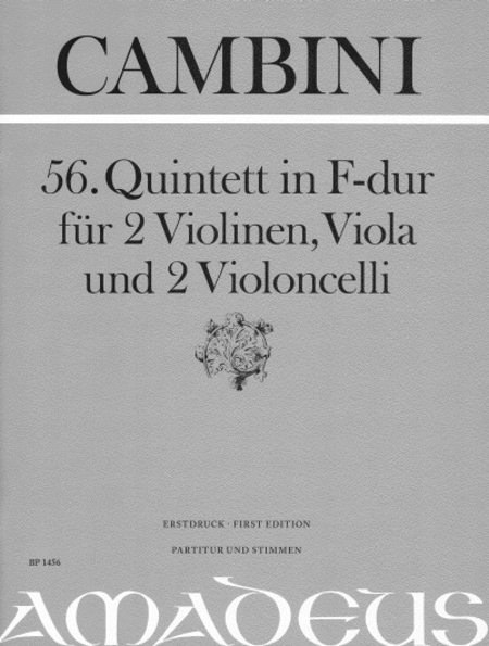 56. Quintet in F Major