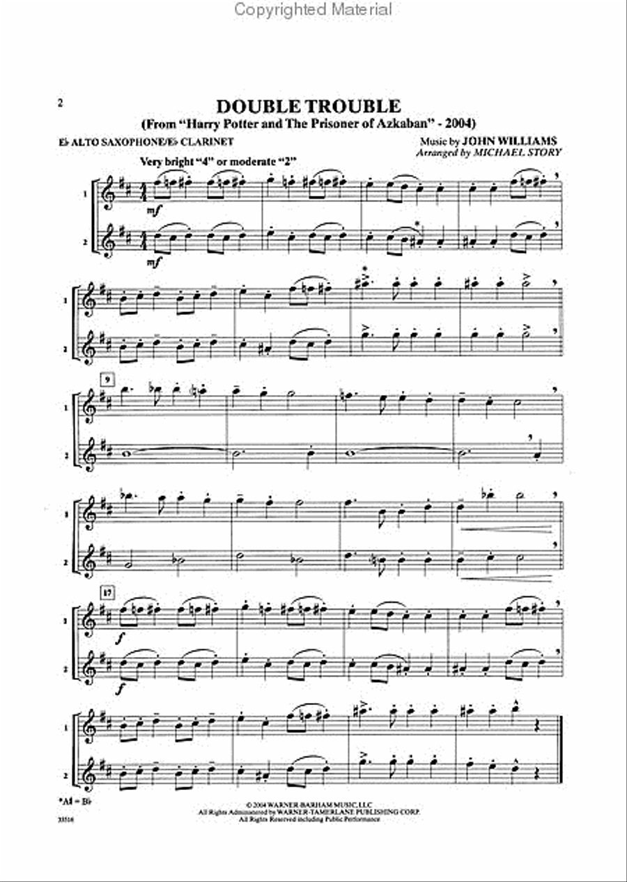 Movie Duets for All Movie Duets for All Small Ensemble scores gallery preview page 2