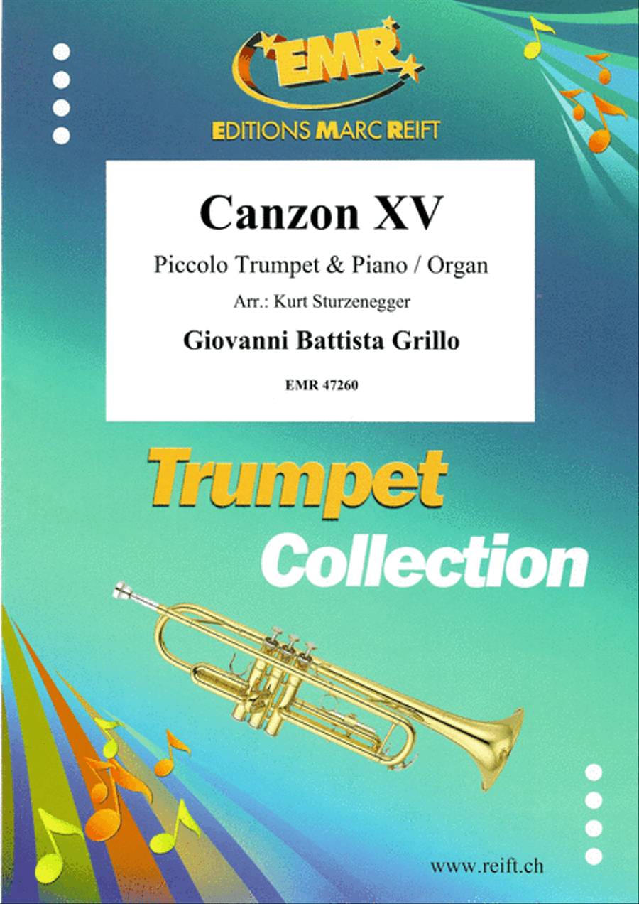 Canzon XV Piccolo Trumpet scores gallery preview page 1