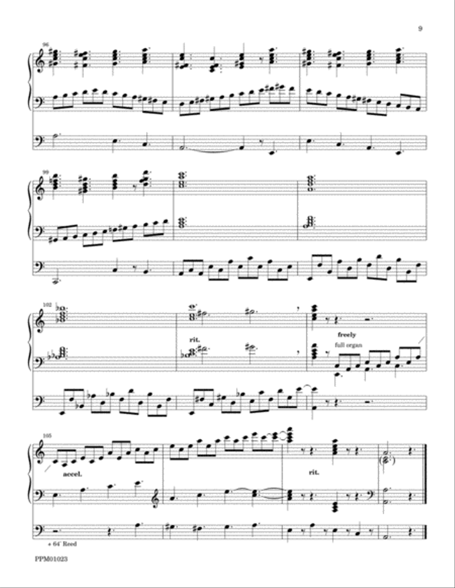 Toccata in A Minor Organ scores gallery preview page 11