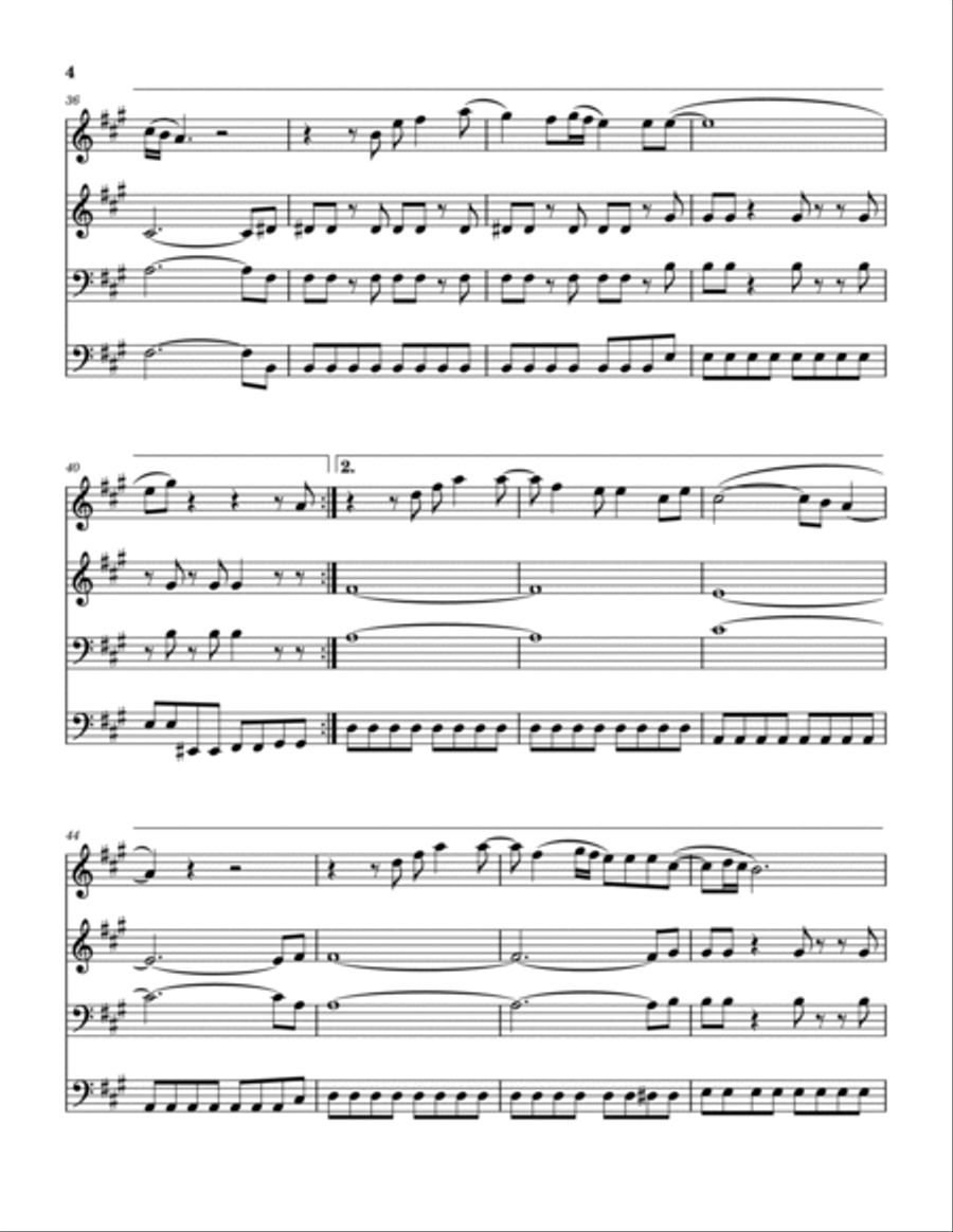 I'm Almost Ready Brass Ensemble scores gallery preview page 5