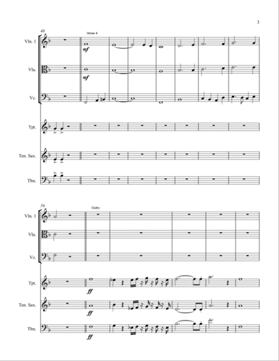 Hey Jude Large Ensemble scores gallery preview page 3