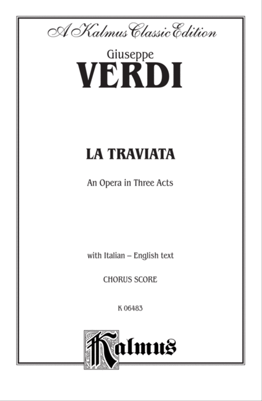 La Traviata La Traviata Voice scores gallery preview page 2