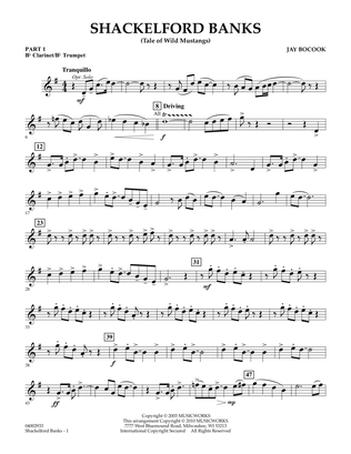 Shackelford Banks (Tale of Wild Mustangs) - Pt.1 - Bb Clarinet/Bb Trumpet