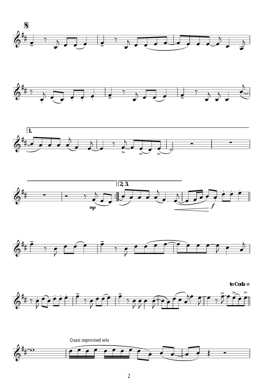 What Took You So Long? Clarinet Solo scores gallery preview page 2