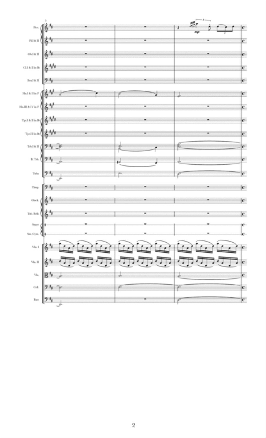 Christmas Wayfarer (Score only) Bassoon scores gallery preview page 5