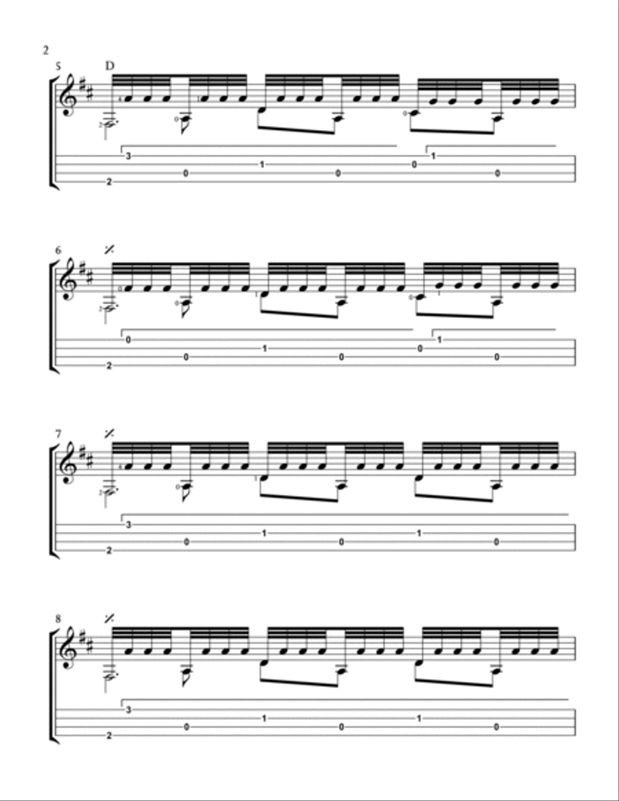 Recuerdos de la Alhambra Recuerdos de la Alhambra Ukulele scores gallery preview page 2
