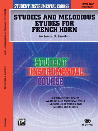 Book cover for Student Instrumental Course Studies and Melodious Etudes for French Horn