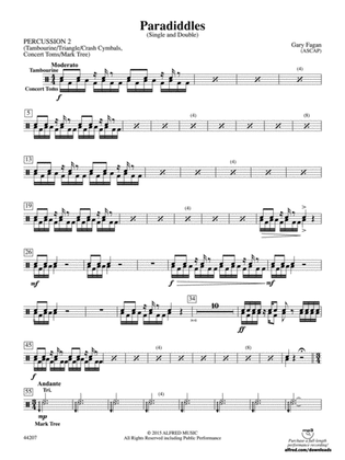 Paradiddles: 2nd Percussion