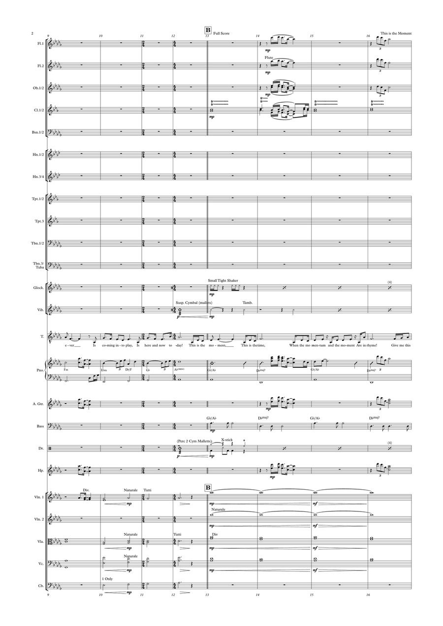 This Is The Moment Full Orchestra scores gallery preview page 2