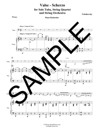 Valse-Scherzo for Tuba Soloist and Piano