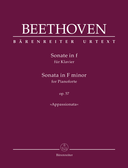 Ludwig van Beethoven : Sonate in f fur Klavier - Appassionata - Op. 57