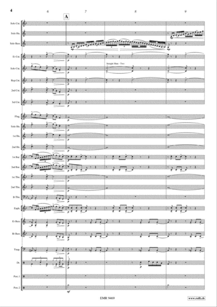 Three Stars In The Sky Brass Trio scores gallery preview page 4