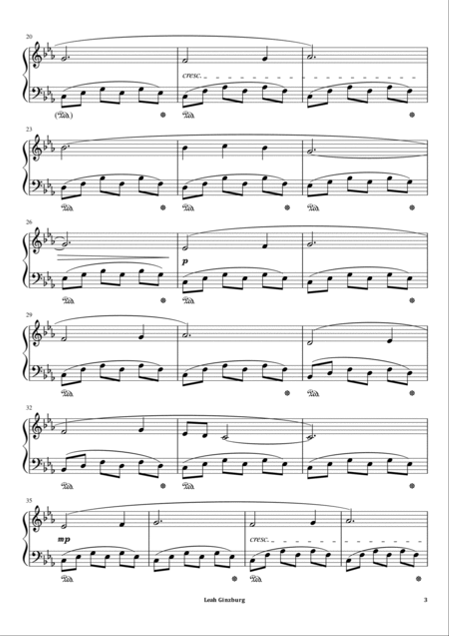 Ki Karov Piano, Vocal, Guitar scores gallery preview page 3