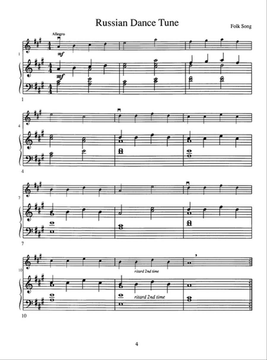 Easy Solos for Beginning Violin, Level 1 Violin Solo scores gallery preview page 4