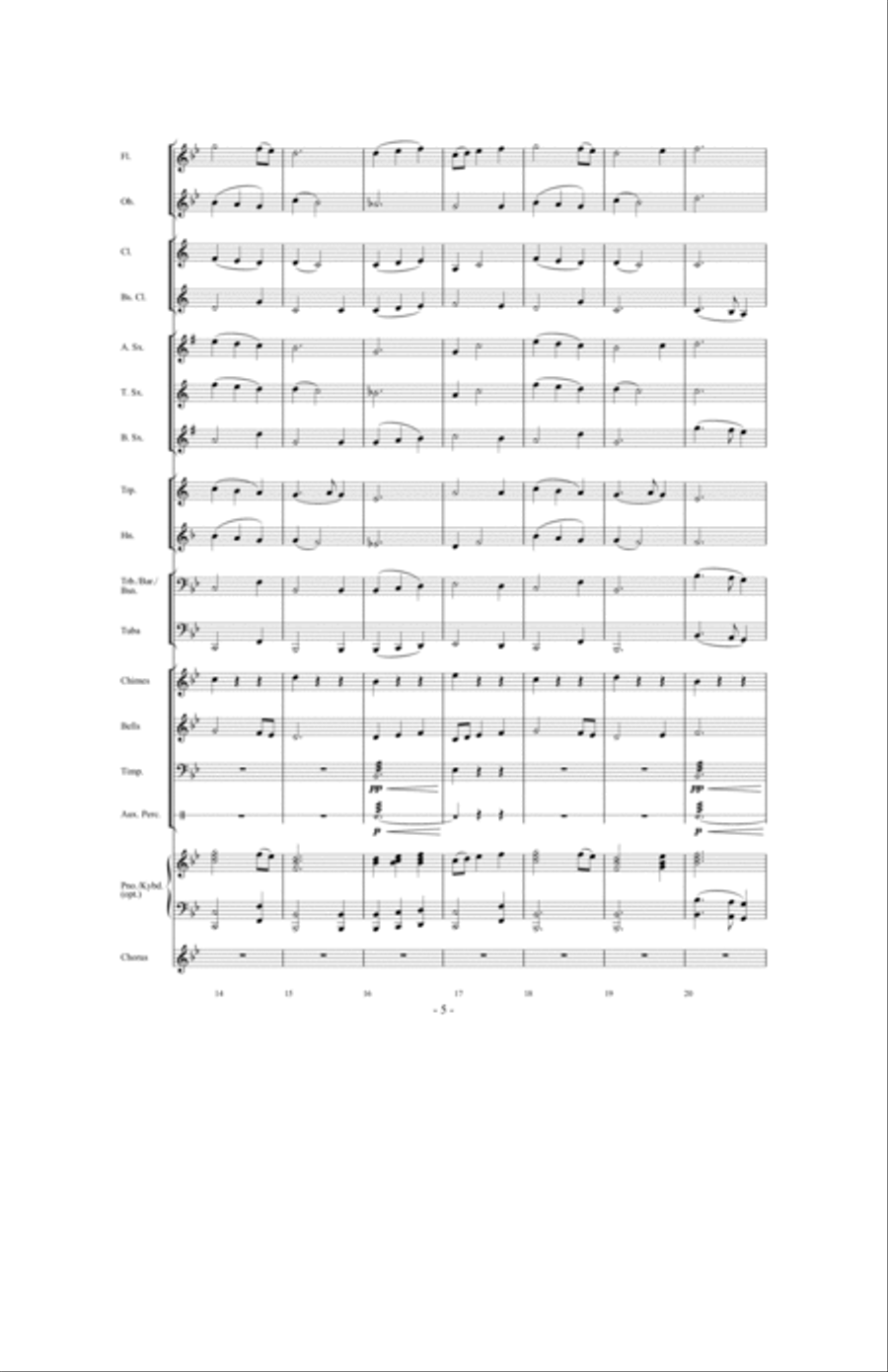 Silent Night Silent Night Concert Band scores gallery preview page 4