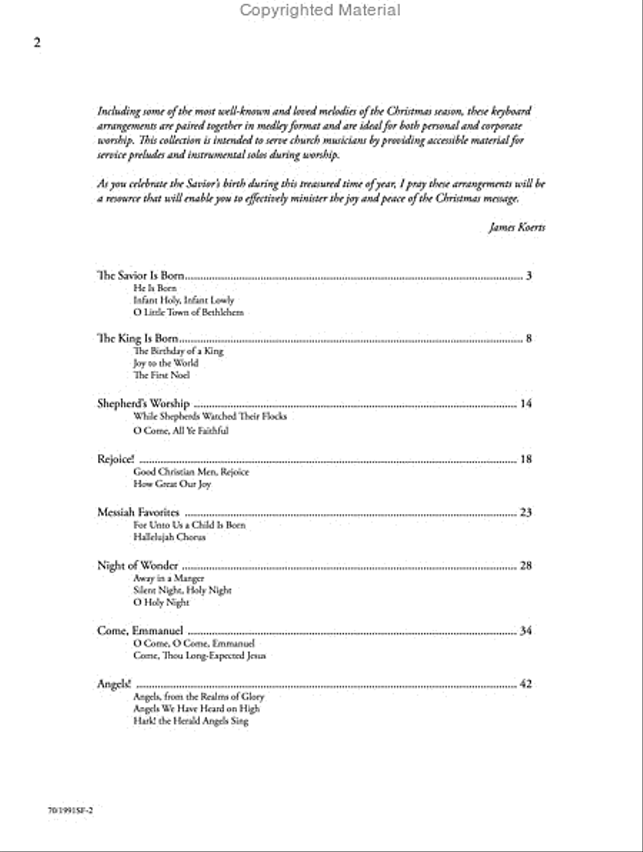 Christmas Wonder Piano Solo scores gallery preview page 2