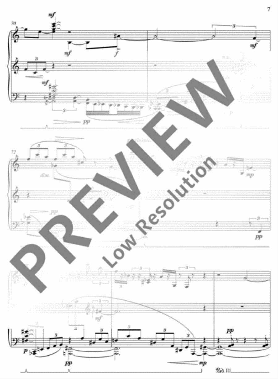 Notte Oscura Piano Solo scores gallery preview page 10