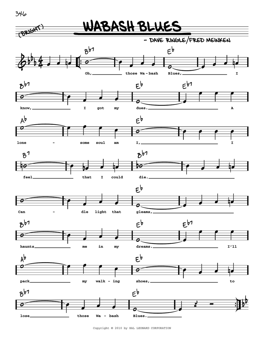 Wabash Blues (arr. Robert Rawlins)