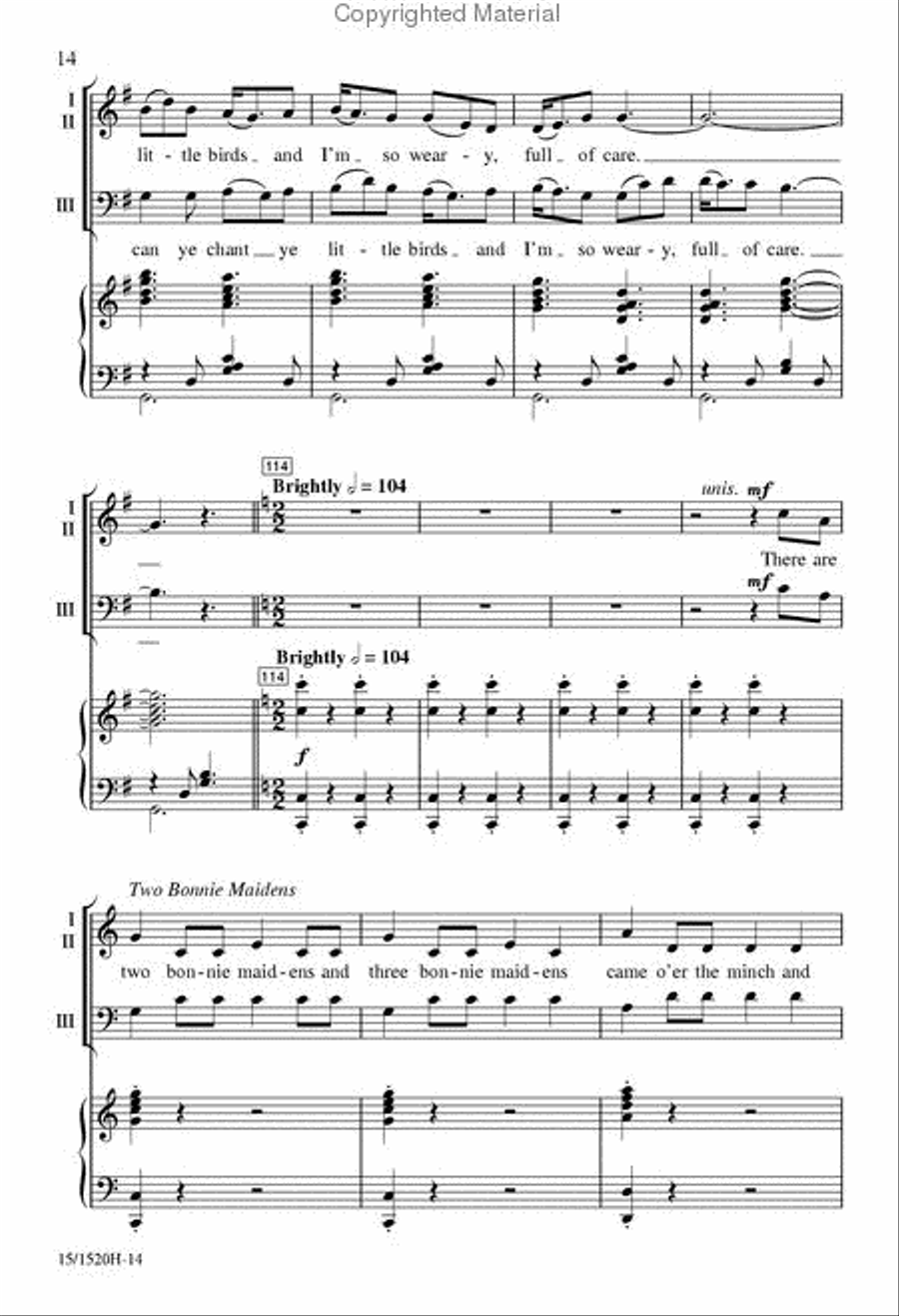 A Scottish Tribute 3-Part scores gallery preview page 13