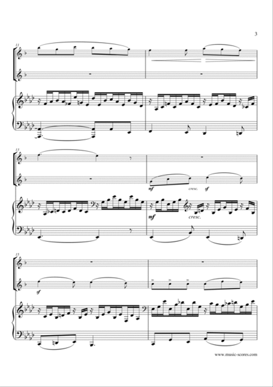 Op.38, No.6 - Duetto - Song without Words Woodwind Duet scores gallery preview page 3
