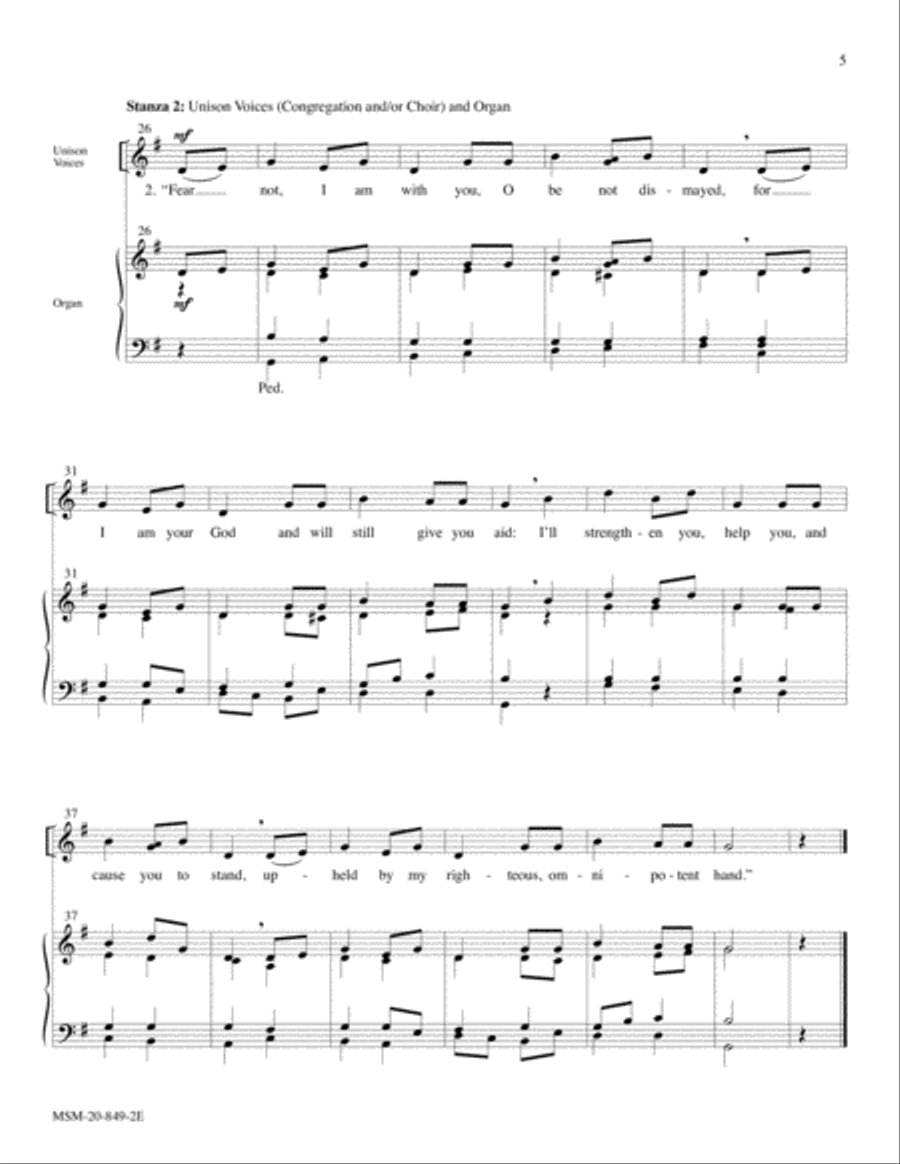 How Firm a Foundation (Foundation) 4-Part scores gallery preview page 5