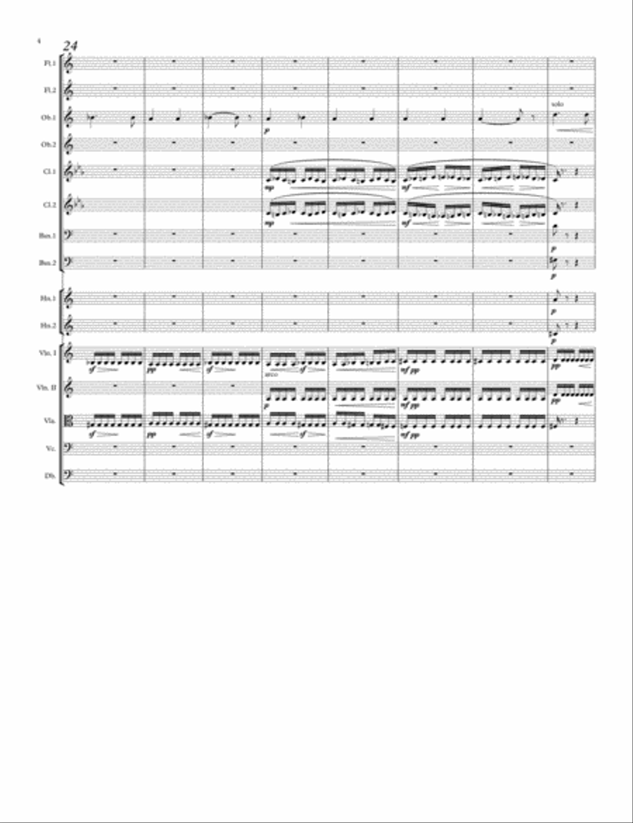 The Flight of the Bumblebee for orchestra Full Orchestra scores gallery preview page 4