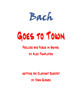 Book cover for Bach Goes To Town