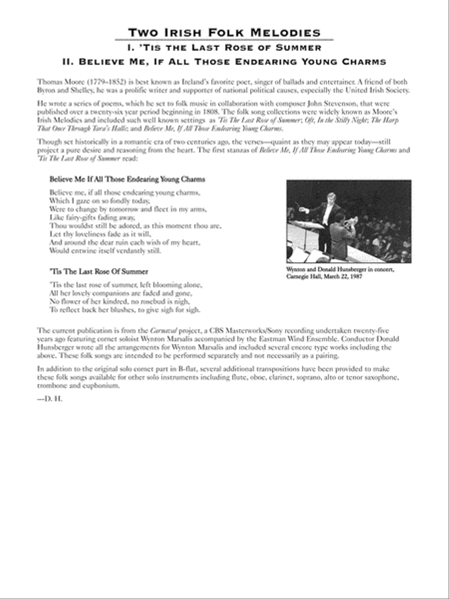Two Irish Folk Melodies: Score Concert Band scores gallery preview page 3