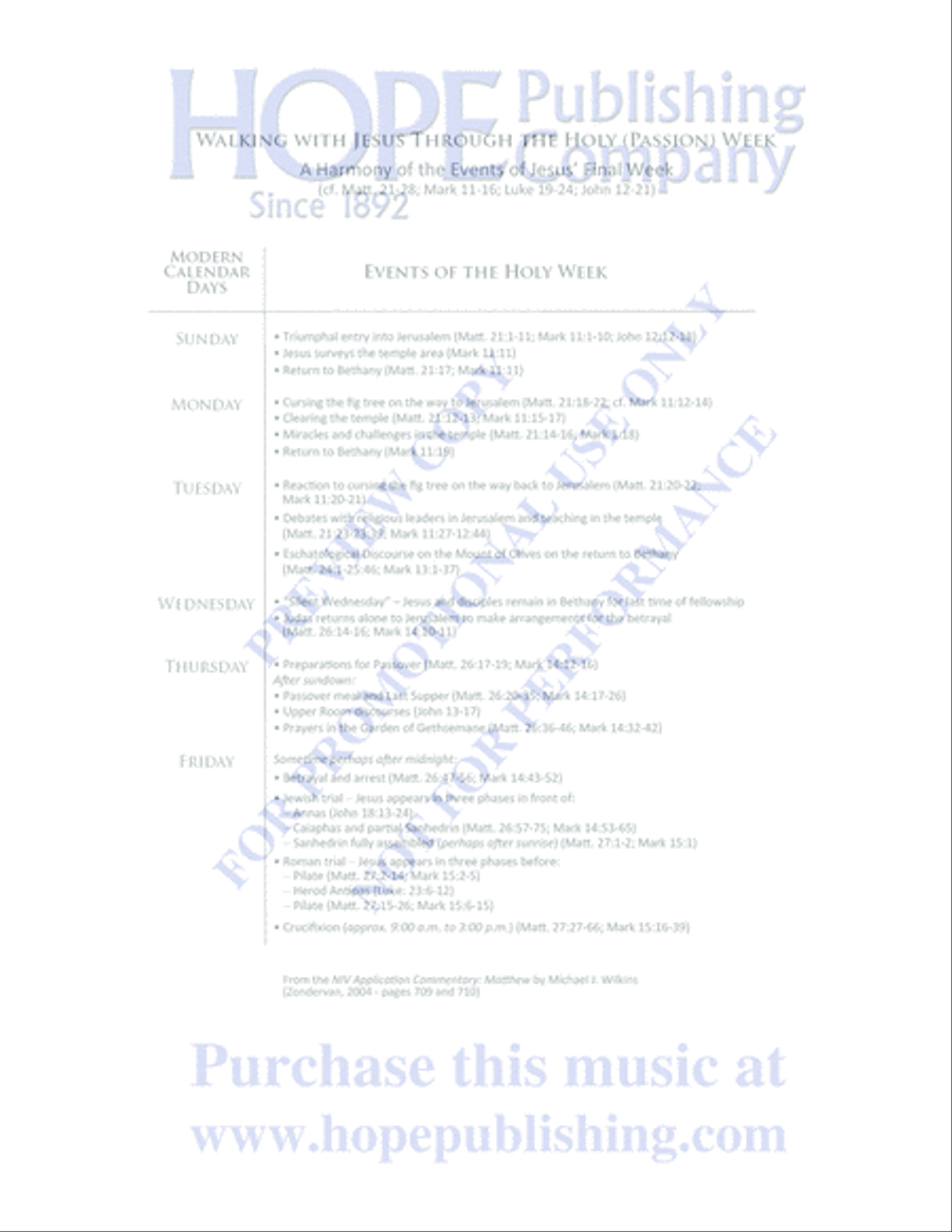 The Seven Last Days 4-Part scores gallery preview page 3
