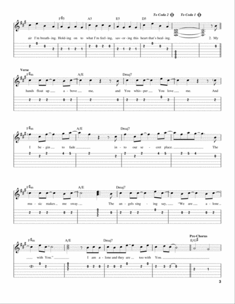 All Around Me Acoustic Guitar scores gallery preview page 3