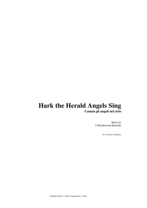 HARK THE HERALD ANGELS SING - Christmas Carol - Arr. for SATB Choir
