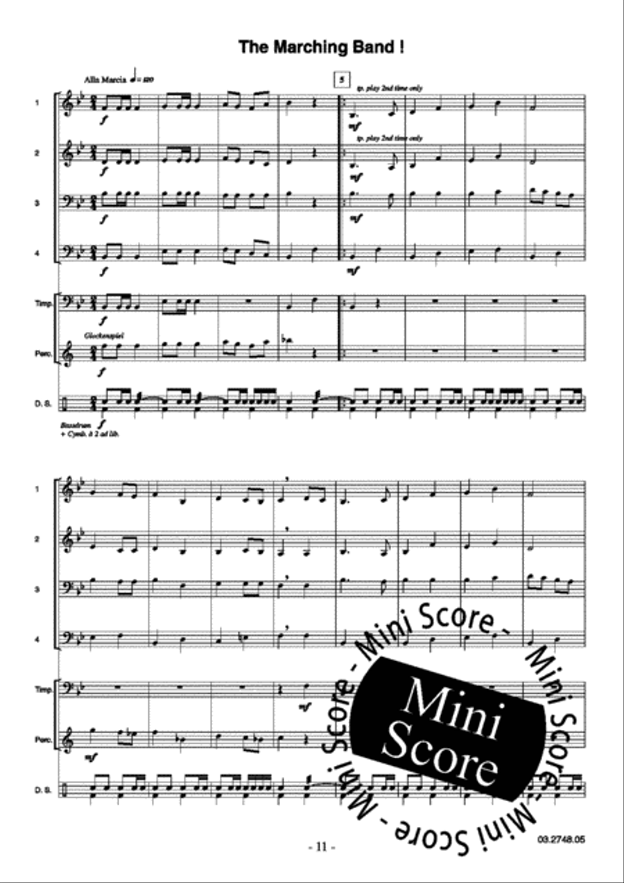 Happy Hour Fanfare Band scores gallery preview page 15