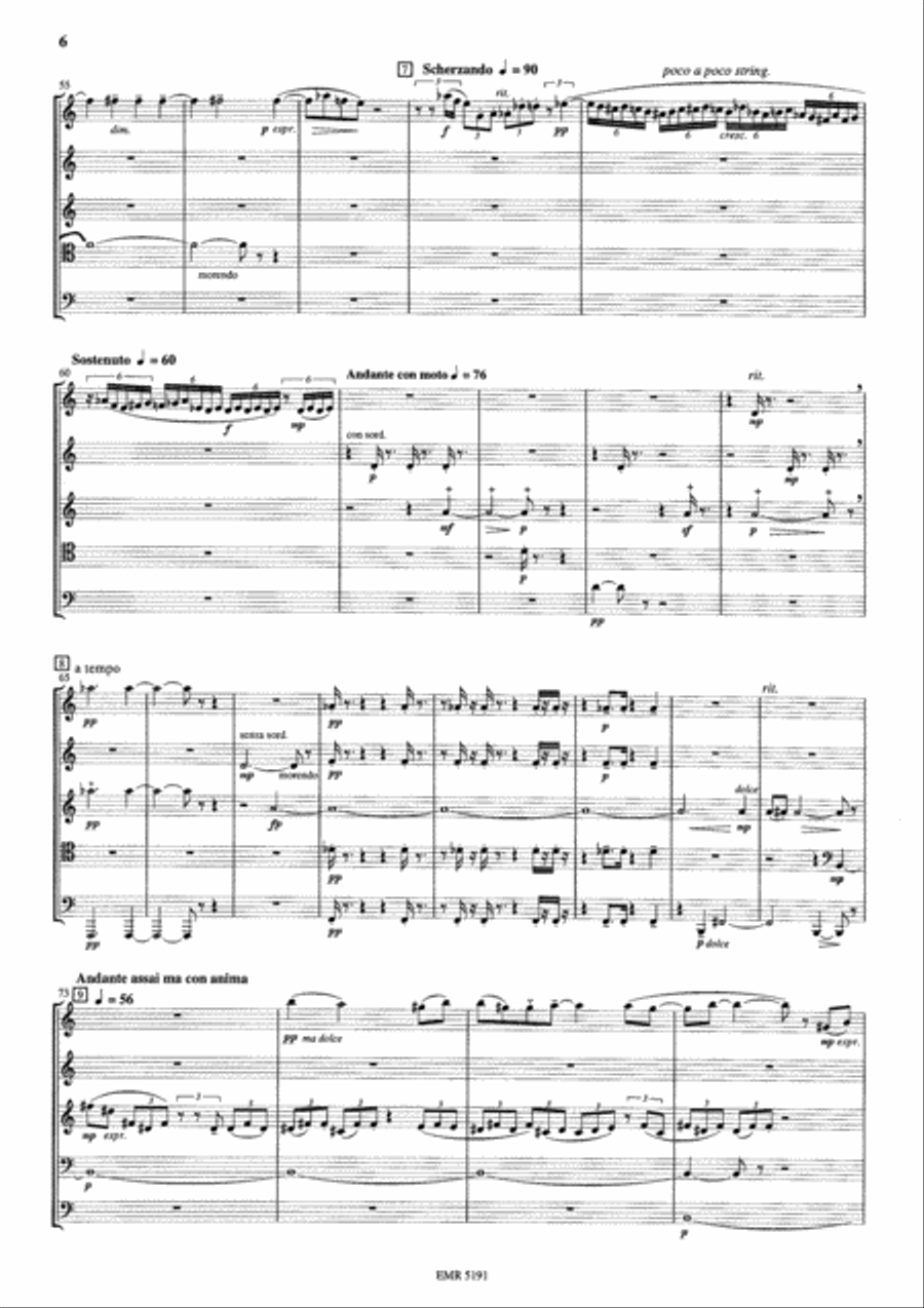 Music for Five Music for Five Brass Quintet scores gallery preview page 6